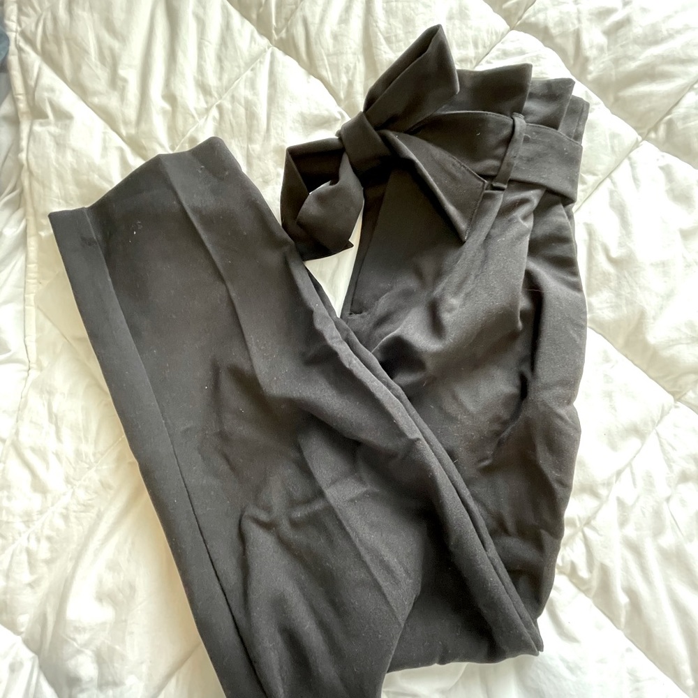 Black Dress Pants With Tie